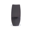 Faux Leather Metal Dining Chairs in Gray (Set of 2)
