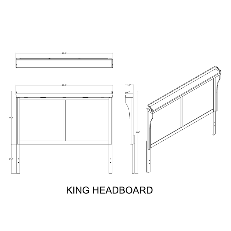 Ashley Brown 5PC King Bedroom Set with Lighted Headboard