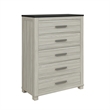 Ashley Brown 5PC King Bedroom Set with Lighted Headboard