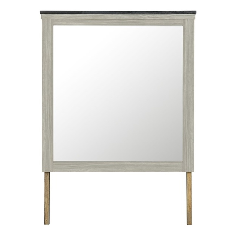 Ashley Brown Large Bedroom Dresser Mirror