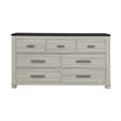 Ashley Brown Lighted Headboard Solid and Engineered Wood  5PC Queen bedroom Set