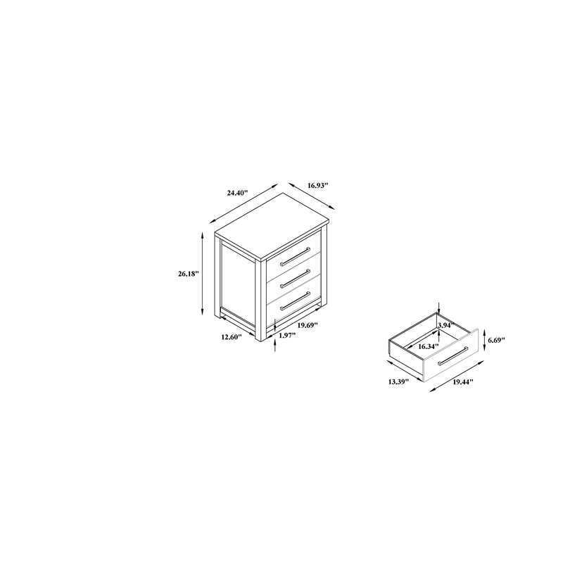 Ava Beige Bookcase Headboard 5PC Full Bedroom Set