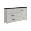 Ava Beige Bookcase Headboard 5PC King Bedroom Set