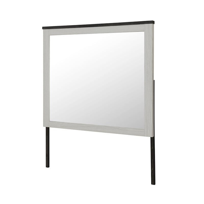 Ava Beige Accent Mirror for Bedroom Dresser