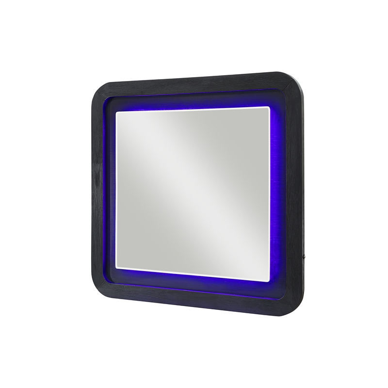 Beckett Black and White Large Scale Mirror