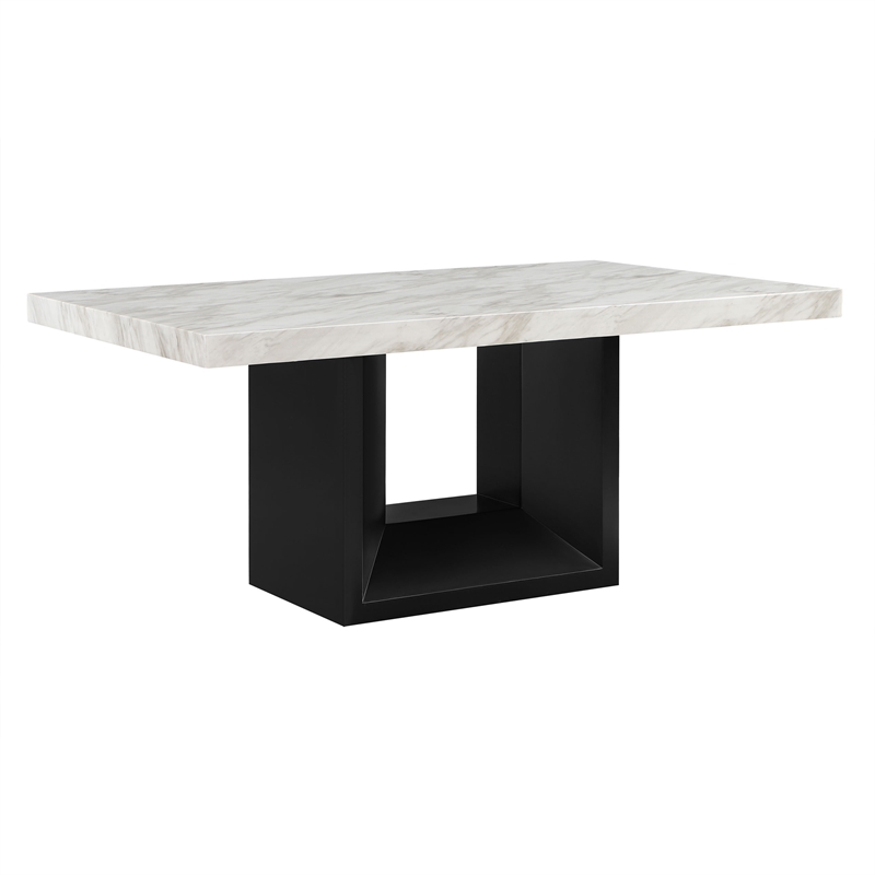 D02 Black and White Dining Table