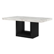 D02 Black and White Dining Table