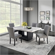 D02 Black and White Dining Table