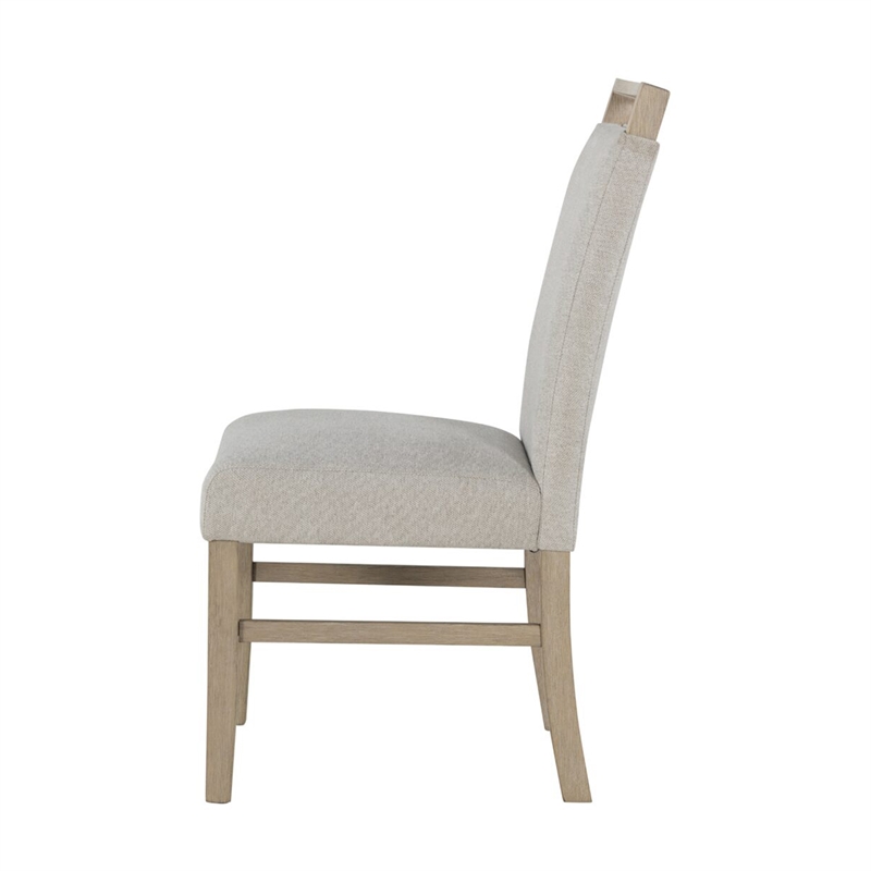 D1321 Light Gray Wooden Dining Chair Set of 2