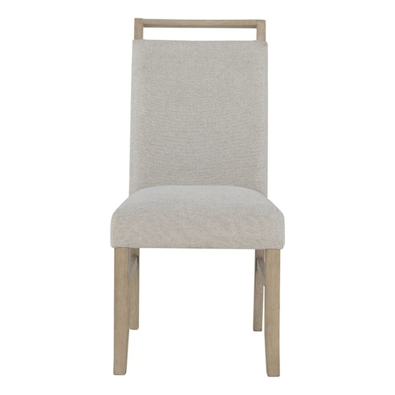 D1321 Light Gray Wooden Dining Chair Set of 2