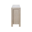 D1321 Light Gray Wooden Buffer with Cabinets and Shelves