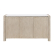 D1321 Light Gray Wooden Buffer with Cabinets and Shelves