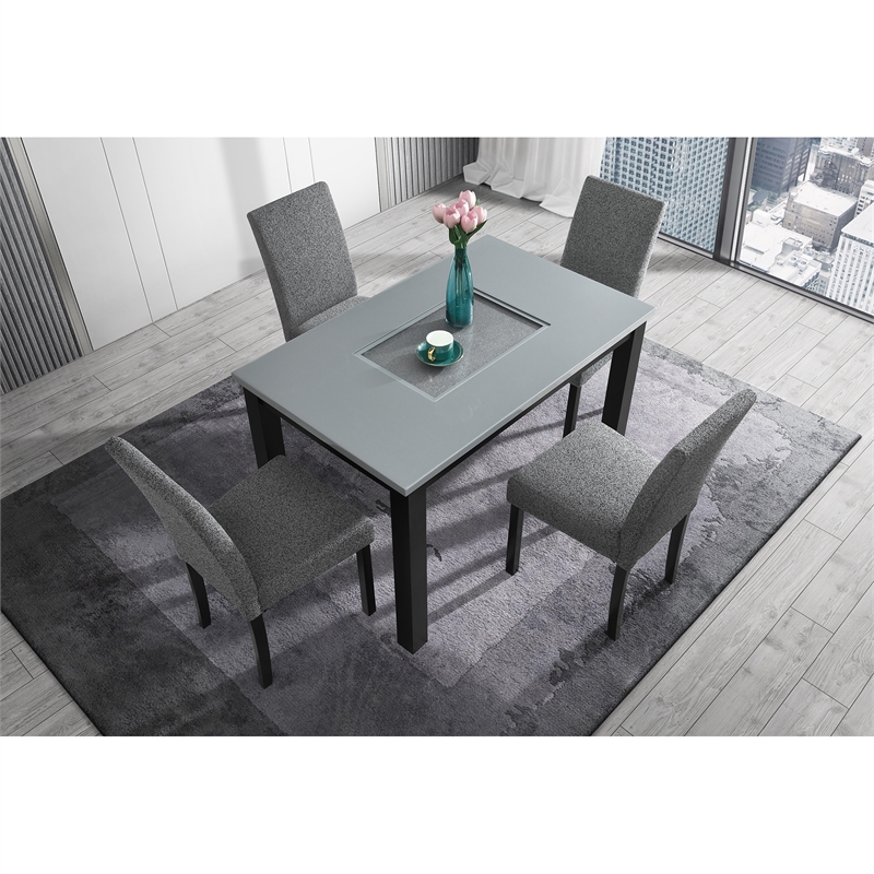 D8112 Dining Table abd (4) D8812 Dining Chair Set