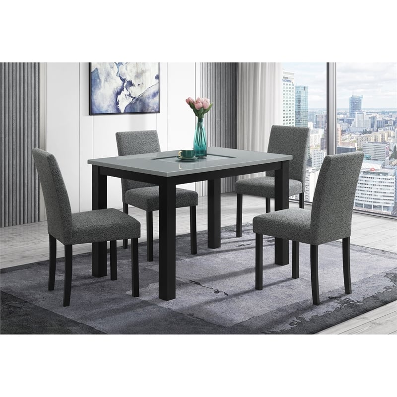 D8112 Dining Table abd (4) D8812 Dining Chair Set