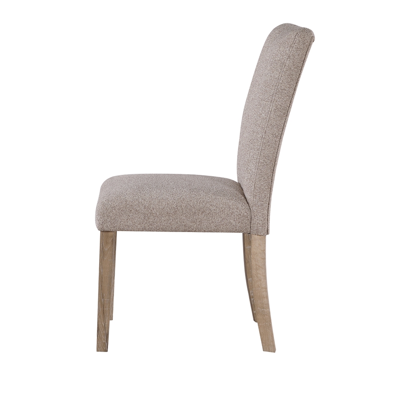 D8683 2PCPadded Wooden Base Dining Chair set