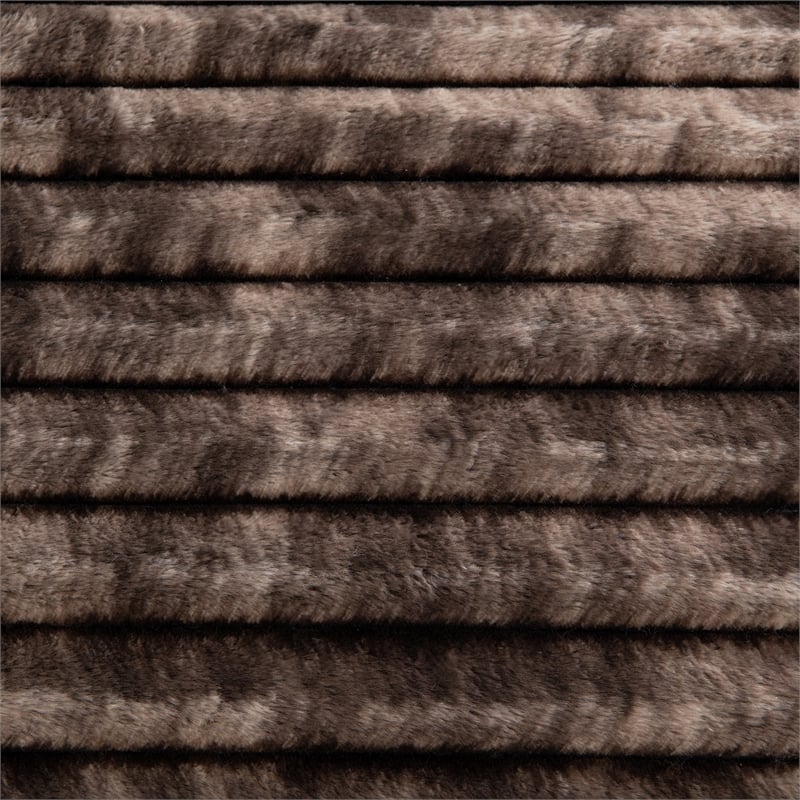 Dominic Brown Ultra Soft Fabric Accent Chaise