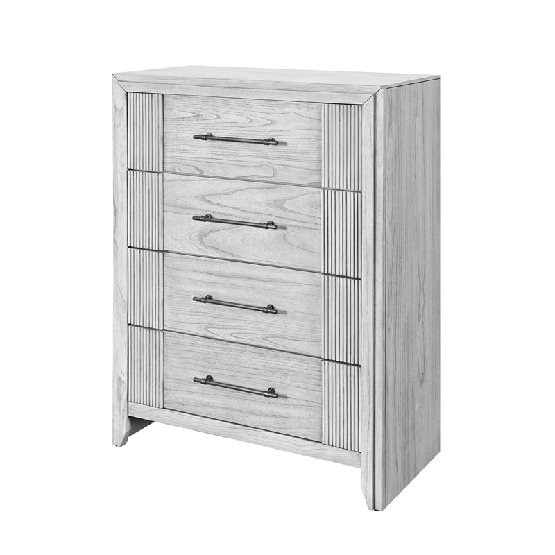 Elsie Grey Wash Wood Chest