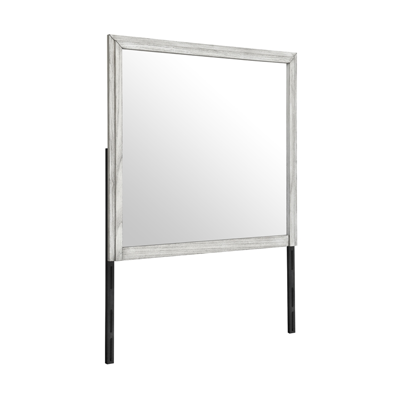 Elsie Gray Wash Wooden 5PC King Bedroom Set