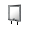 Isabella Gray Upholstered Large Scale Mirror with LED