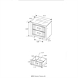 Isabella Gray Fully Upholstered Nightstand with LED