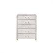 Malmo Oak Engineered Wood and Gold accent Bedroom Chest