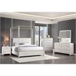 Malmo Oak Engineered Wood and Gold accent Bedroom Nightstand