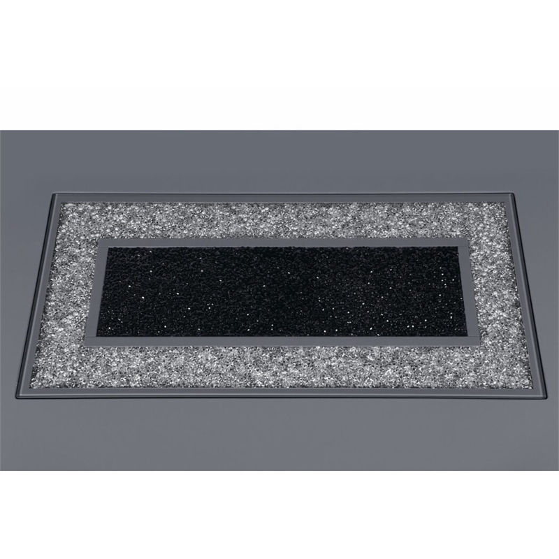 Global Furniture USA Monaco High Gloss Wood Dark Gray Bar Table