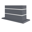 Global Furniture USA Monaco High Gloss Wood Dark Gray Bar Table