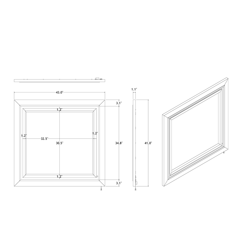 Santorini White Engineered Wood Queen 5PC Bedroom Set