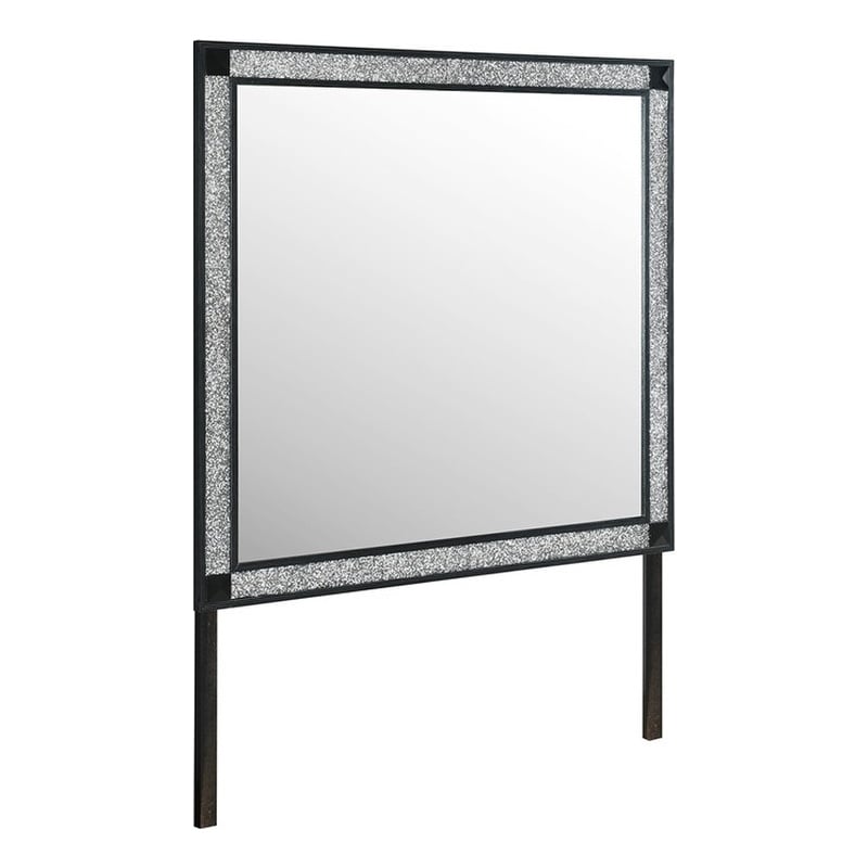 Soleil Charcoal Large Scale Glass Bedroom Mirror