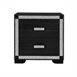 Soleil Charcoal Engineered Wood Bedroom Nightstand