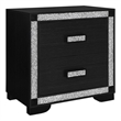 Soleil Charcoal Engineered Wood Bedroom Nightstand