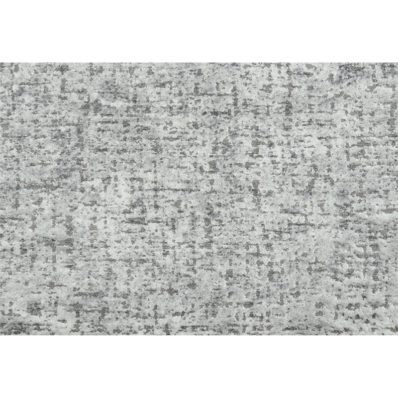 Soleil Charcoal Wood and Upholstered Headboard Queen Bed with LED Light