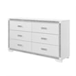 Soleil White Engineered Wood Bedroom Dresser