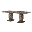 Global Furniure D12 Dining Table in Brown