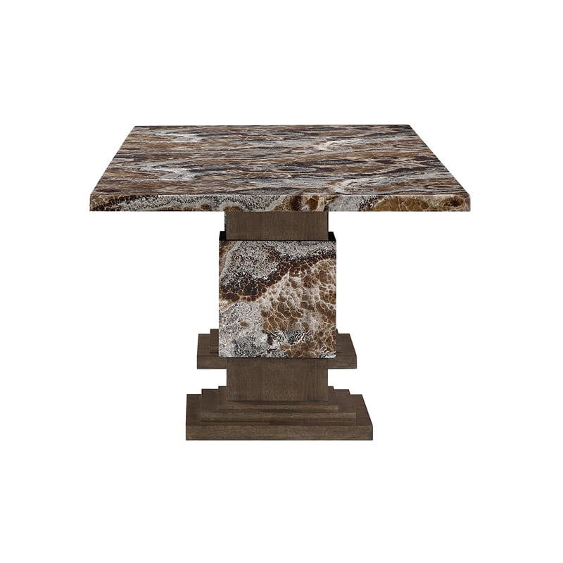 Global Furniure D12 Dining Table in Brown