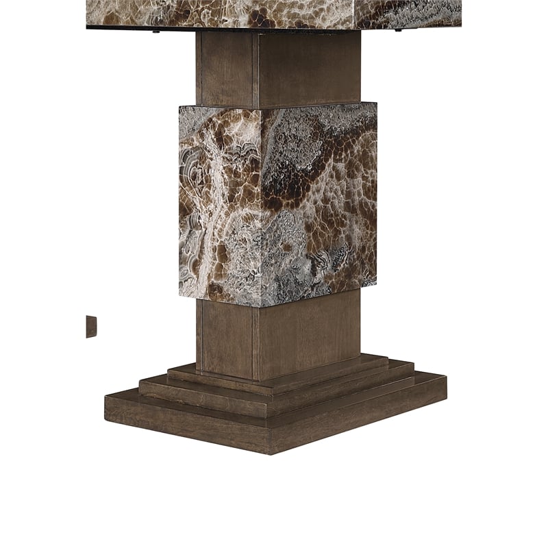 Global Furniure D12 Dining Table in Brown