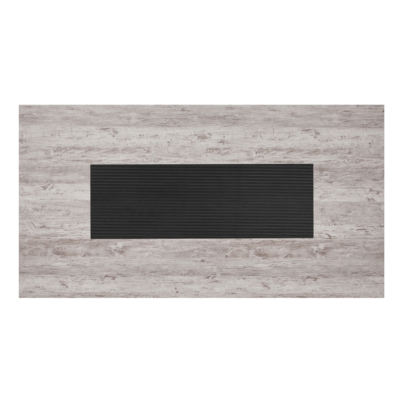 Global Furniure D8030 Dining Table with Drawers and Storage Door in Black