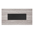 Global Furniure D8030 Dining Table with Drawers and Storage Door in Black