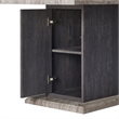 Global Furniure D8030 Dining Table with Drawers and Storage Door in Black