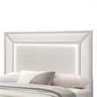Global Furniture Clara Full Bed with LED in Beige