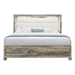 Global Furniture Callie Queen Bed with Storage in Brown