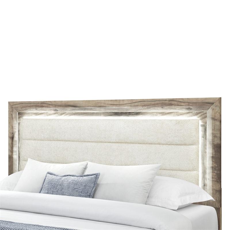 Global Furniture Callie Queen Bed with Storage in Brown