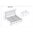 Global Furniture Callie Queen Bed with Storage in Brown