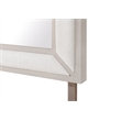 Global Furniture Clara Upholstered Mirror in Beige