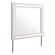 Global Furniture Clara Upholstered Mirror in Beige