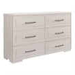 Global Furniture Clara Dresser in Beige