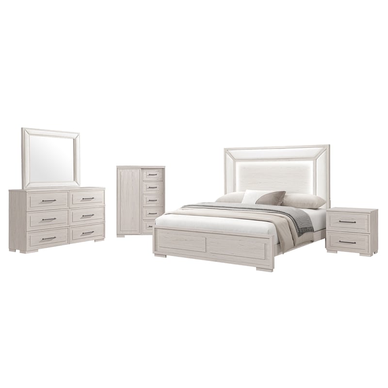 Global Furniture Clara Dresser in Beige