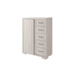 Global Furniture Clara Sliding Door Chest in Beige