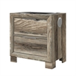 Global Furniture Callie Nightstand with WC Platform and LED SPKR in Brown